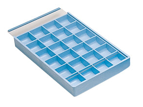 24 COMPARTMENT PLASTIC TRAY