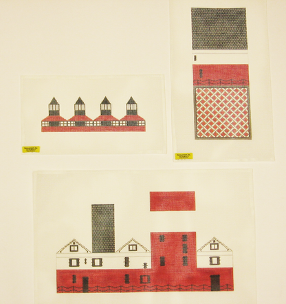 Needlepoint 3 Piece Lighthouse Canvas