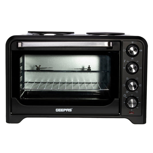 38L Rotisserie Electric Mini Oven With Double Hot Plates