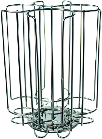 52 Piece 4 Row Tassimo Compatible Coffee Pod Capsule Holder Stand with 360 Rotatable Base