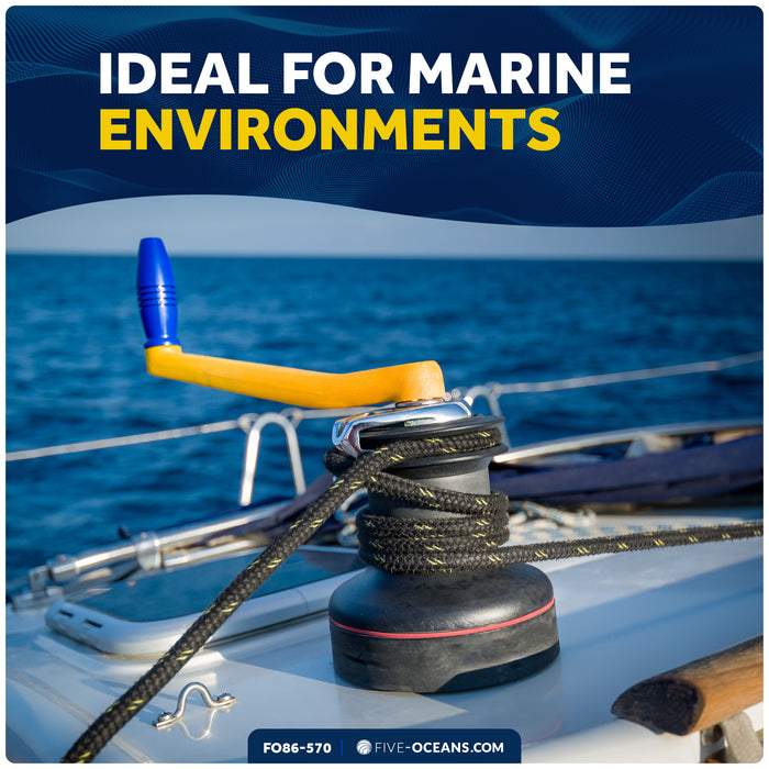 8" Universal Floating Winch Handle with Pocket Set - FO86-570 - Five Oceans