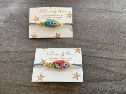 Handmade Colorful Beaded Fish Bracelet