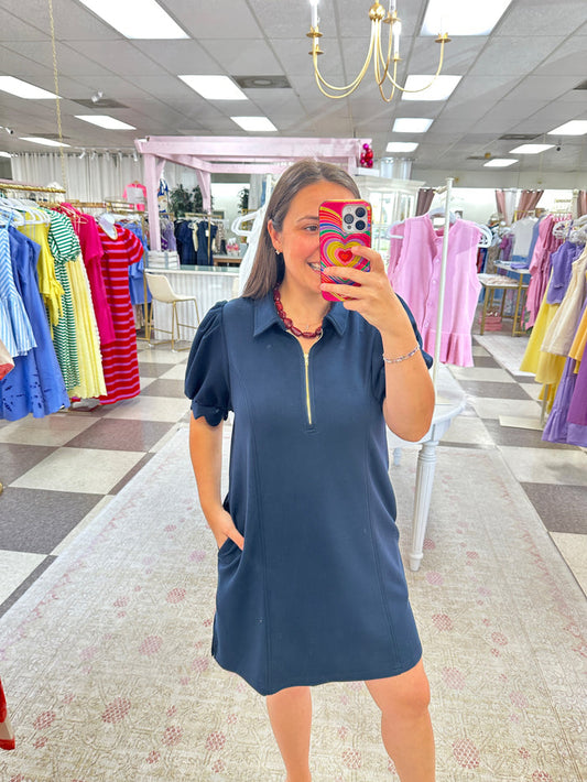 Ready to Go Dress (Navy)