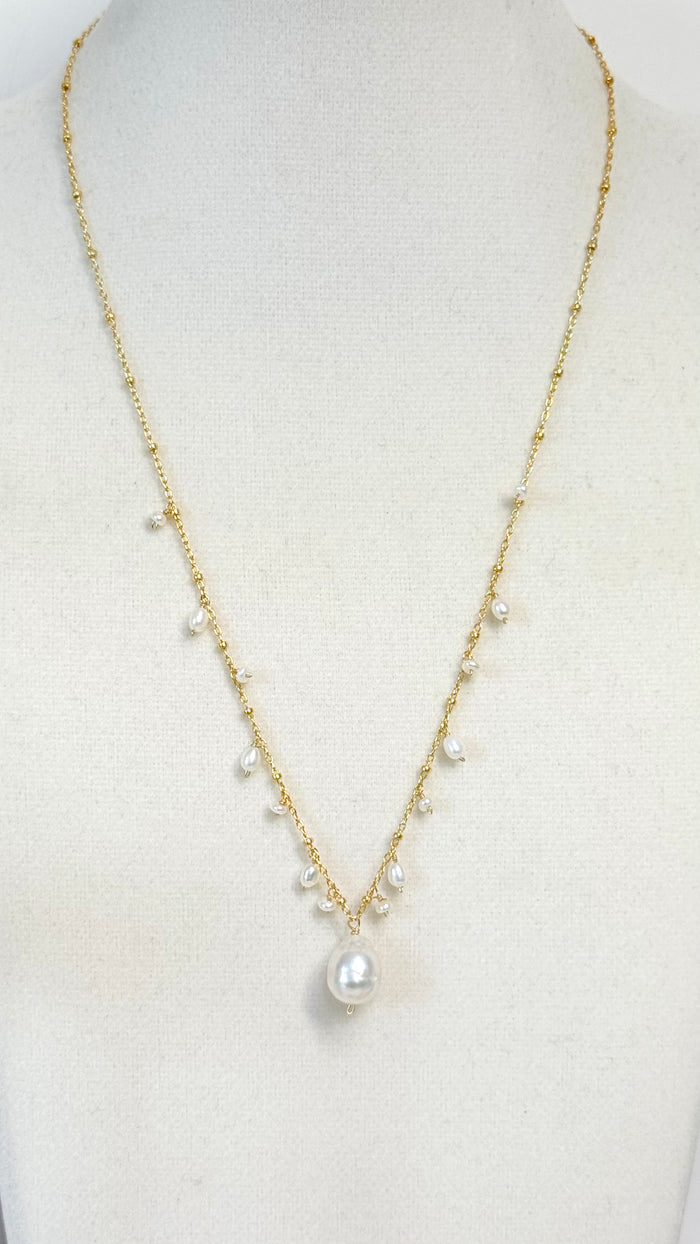 Sprinkle Pearl necklace - White South Sea