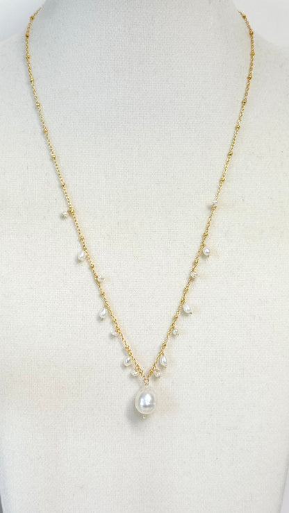 Sprinkle Pearl necklace - White South Sea