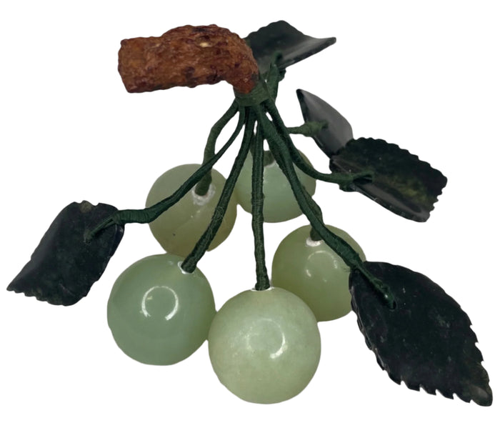 Alabaster Jade Cherry Cluster.
