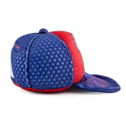 Haute Diggity Dog Dog Toys All American Dog Club Trucker Hat Plush Squeaky Dog Toy