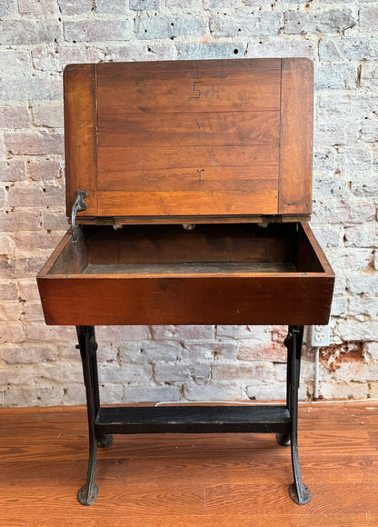 Antique School Desk.