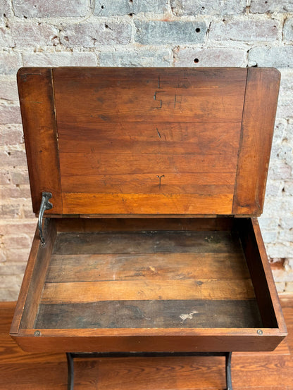 Antique School Desk.
