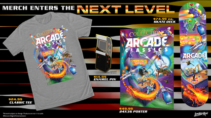 Arcade Classics Anniversary Collection Enamel Pin