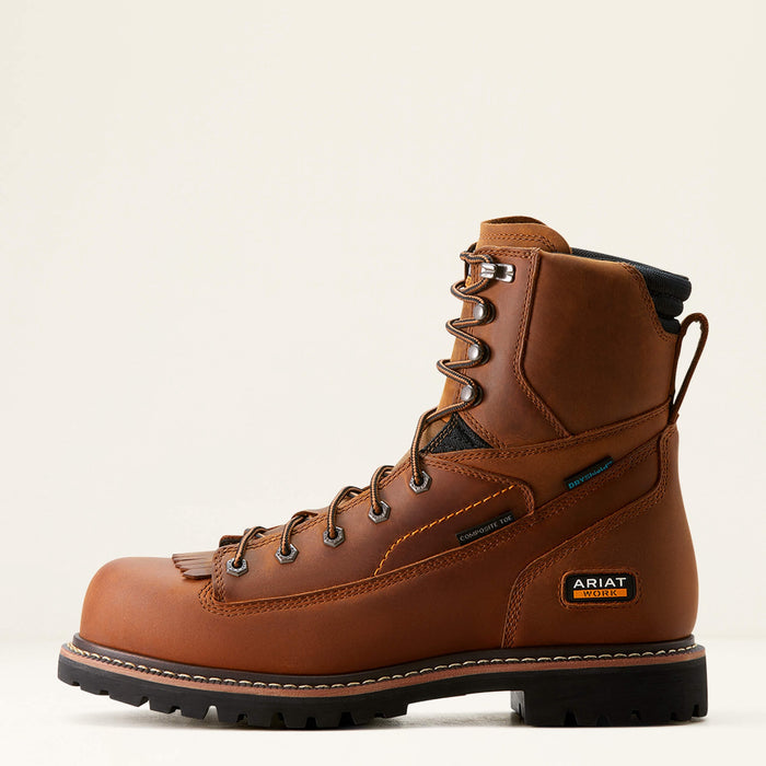 Ariat Longview Shock Shield 8" Waterproof Composite Toe Work Boot #10053817