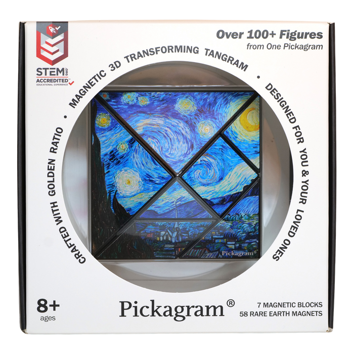 Art Pickagram Magnetic 3D Puzzle_The Starry Night