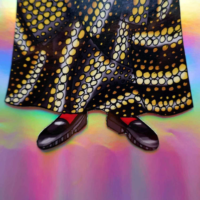 Articulated Magnet Doll Yayoi Kusama | Celebrity Paper Doll | Contemporary Artist