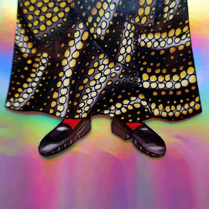 Articulated Magnet Doll Yayoi Kusama | Celebrity Paper Doll | Contemporary Artist