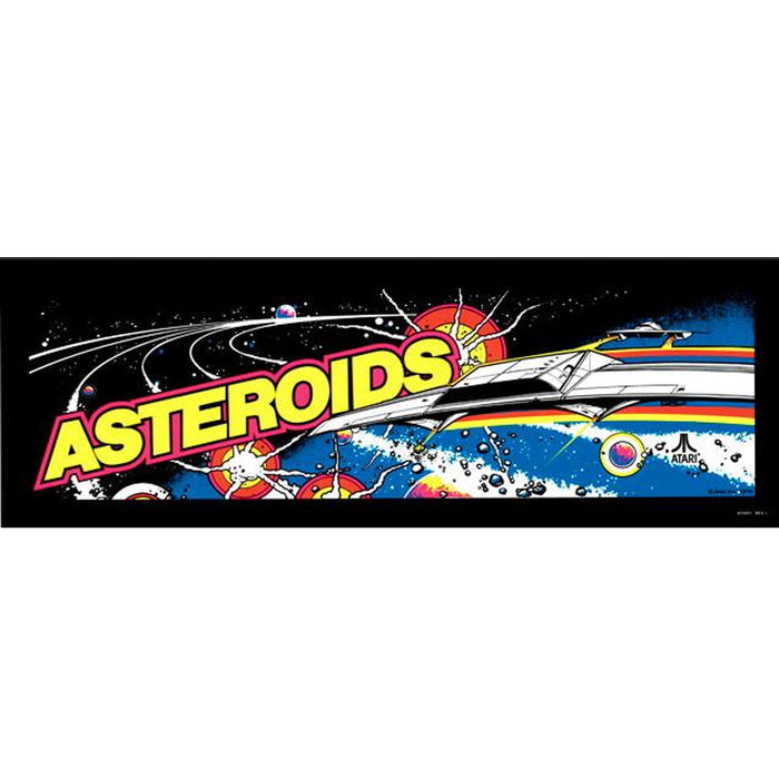 Asteroids Arcade Marquee - Escape Pod Online