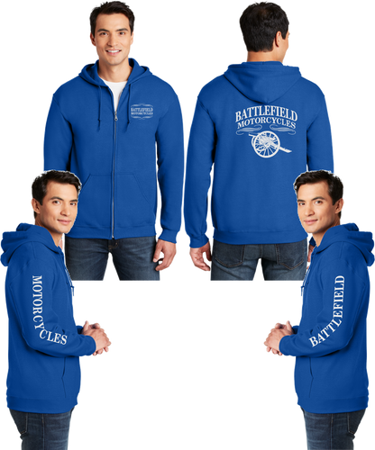 Battlefield Cannon - Reflective Zippered Hoodie