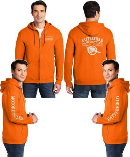Battlefield Cannon - Reflective Zippered Hoodie