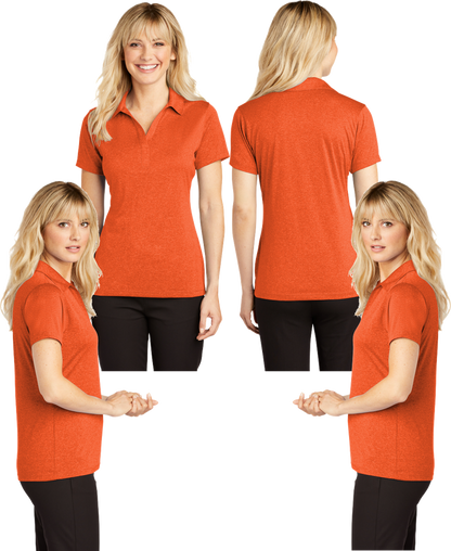 Battlefield Cannon - Womens V-Neck Polo - 100% Polyester