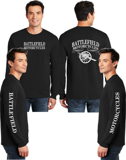 Battlefield Cannon (Big Front) - Reflective Long Sleeve - Dry Blend