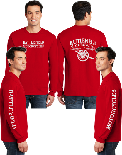 Battlefield Cannon (Big Front) - Reflective Long Sleeve - Dry Blend