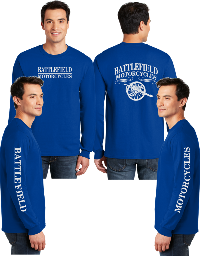 Battlefield Cannon (Big Front) - Reflective Long Sleeve - Dry Blend
