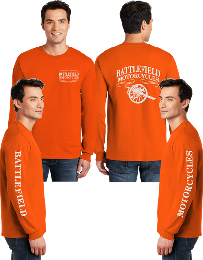 Battlefield Cannon (Small Front) - Reflective Long Sleeve - Dry Blend