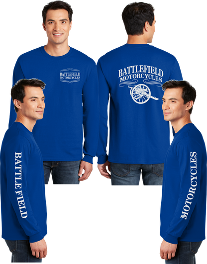 Battlefield Cannon (Small Front) - Reflective Long Sleeve - Dry Blend