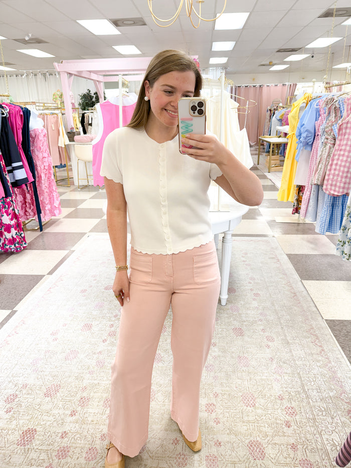 Bayeas Luna Pink Front Pocket Jeans