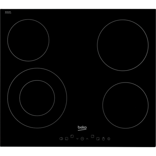 Beko 60cm Touch Control Ceramic Hob | HIC64402T Beko Hob Euronics Ireland