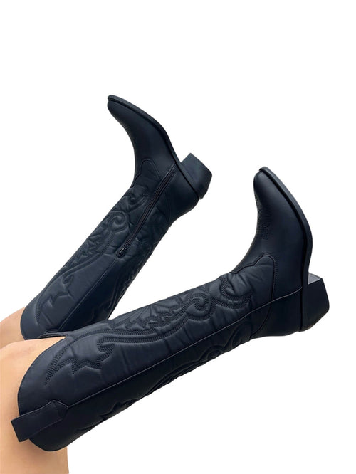 Black Cowgirl Boots
