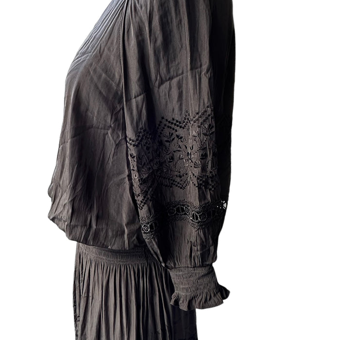 Black Laced Dress - S
