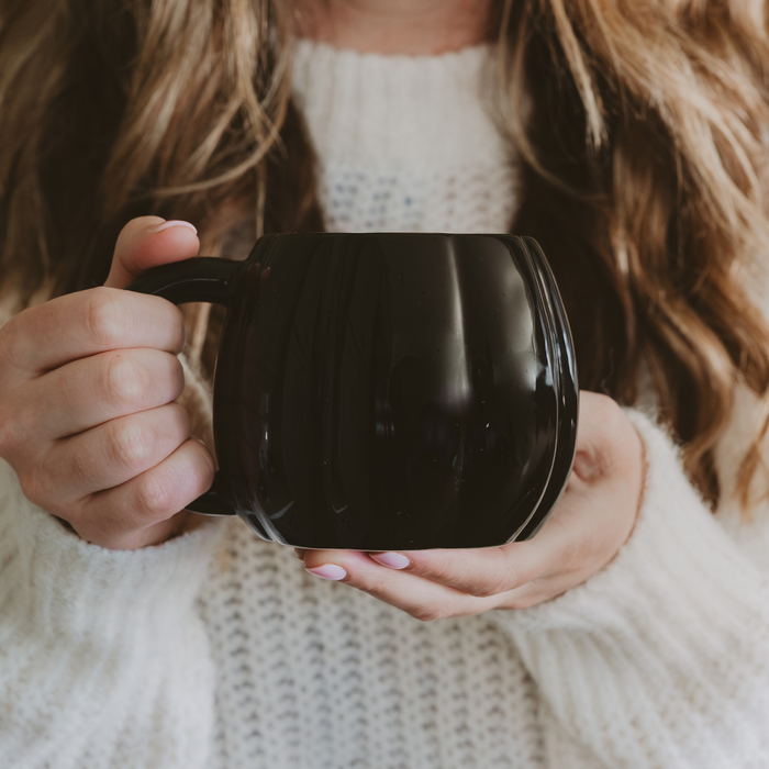 Black Pumpkin Coffee Mug