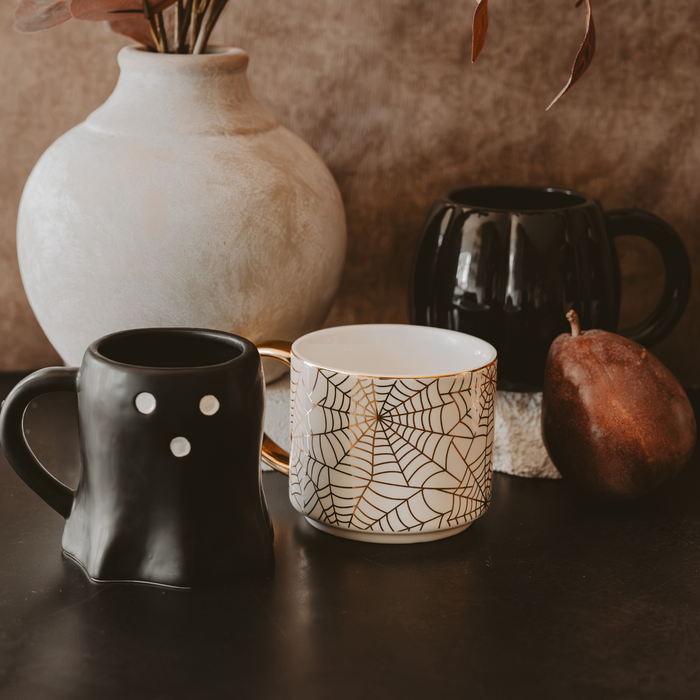 Black Pumpkin Coffee Mug