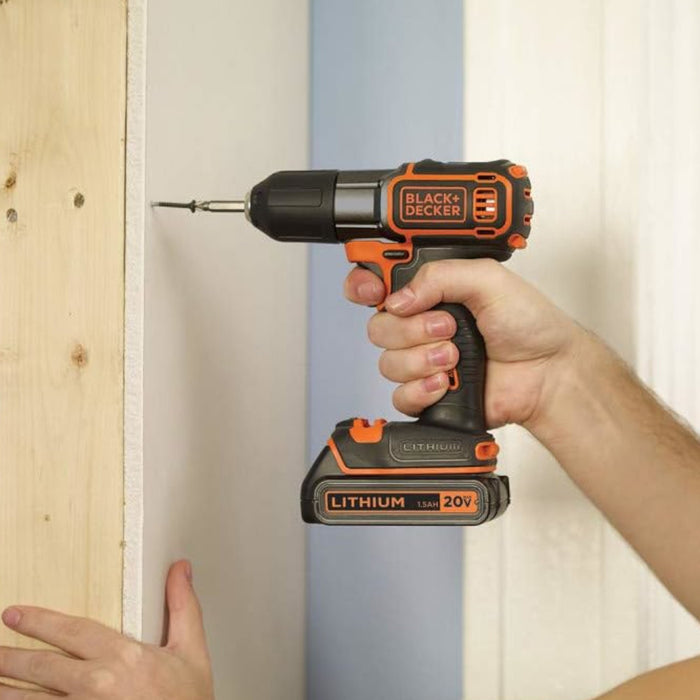 BLACK+DECKER BDCDE120C 20V MAX* POWERCONNECT 3/8 in. Cordless Drill/Driver with AUTOSENSE