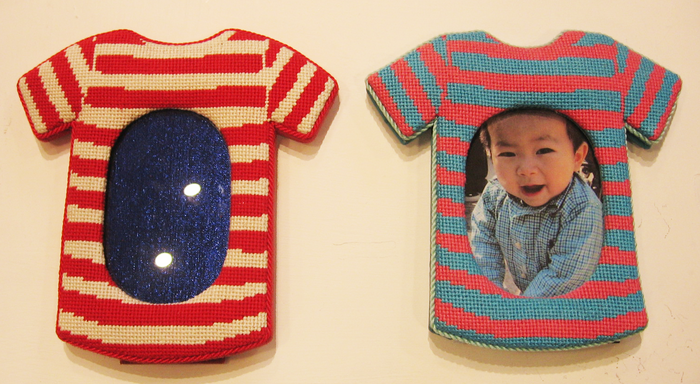 Blue Red T-Shirt Frame