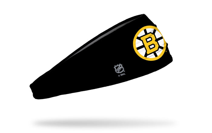 Boston Bruins: Logo Black Big Bang Lite Headband - View 2