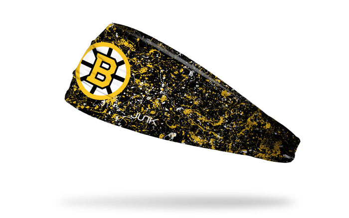 Boston Bruins: Splatter Big Bang Lite Headband - View 1