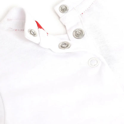 Boys White Printed T-shirt