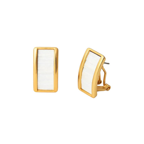 Brackish Smith Town Gold Stud Earring-Women's Accessories-Kevin's Fine Outdoor Gear & Apparel