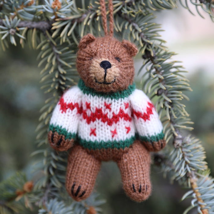 Brown Bear Ornaments
