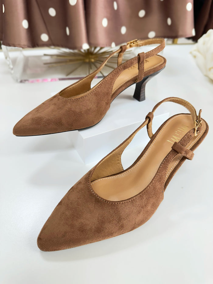 Brown Suede Heels