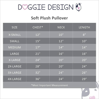 Doggie Design SWEATERS Burgundy Soft Plush Warm Dog Pullover