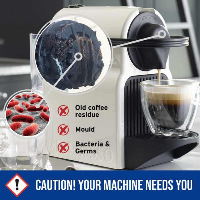 CAFFENU Nespresso Cleaning Capsules ,Coffee Machine Cleaner (Pack 5)