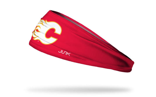 Calgary Flames: Logo Red Big Bang Lite Headband - View 1