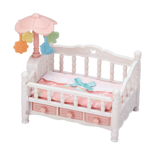 Calico Critters Crib with Mobile Accessories Set
