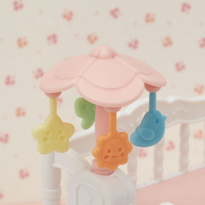 Calico Critters Crib with Mobile Accessories Set