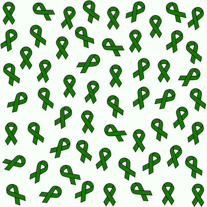 Cancer Fabric, Liver Cancer Ribbon Fabric and Bi-Polar Awareness Ribbon, Cotton or Fleece, 1460 - Beautiful Quilt