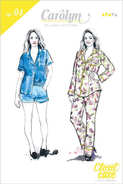 Carolyn Pajama Sewing Pattern -- Close Core Patterns