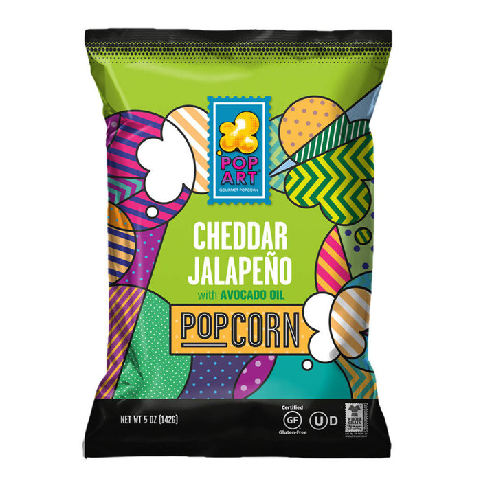Cheddar Jalapeño Popcorn with Avocado Oil - 9 Pack