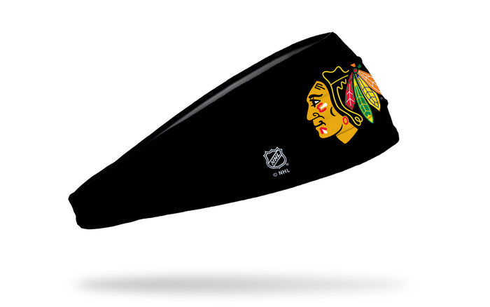 Chicago Blackhawks: Logo Black Big Bang Lite Headband - View 2